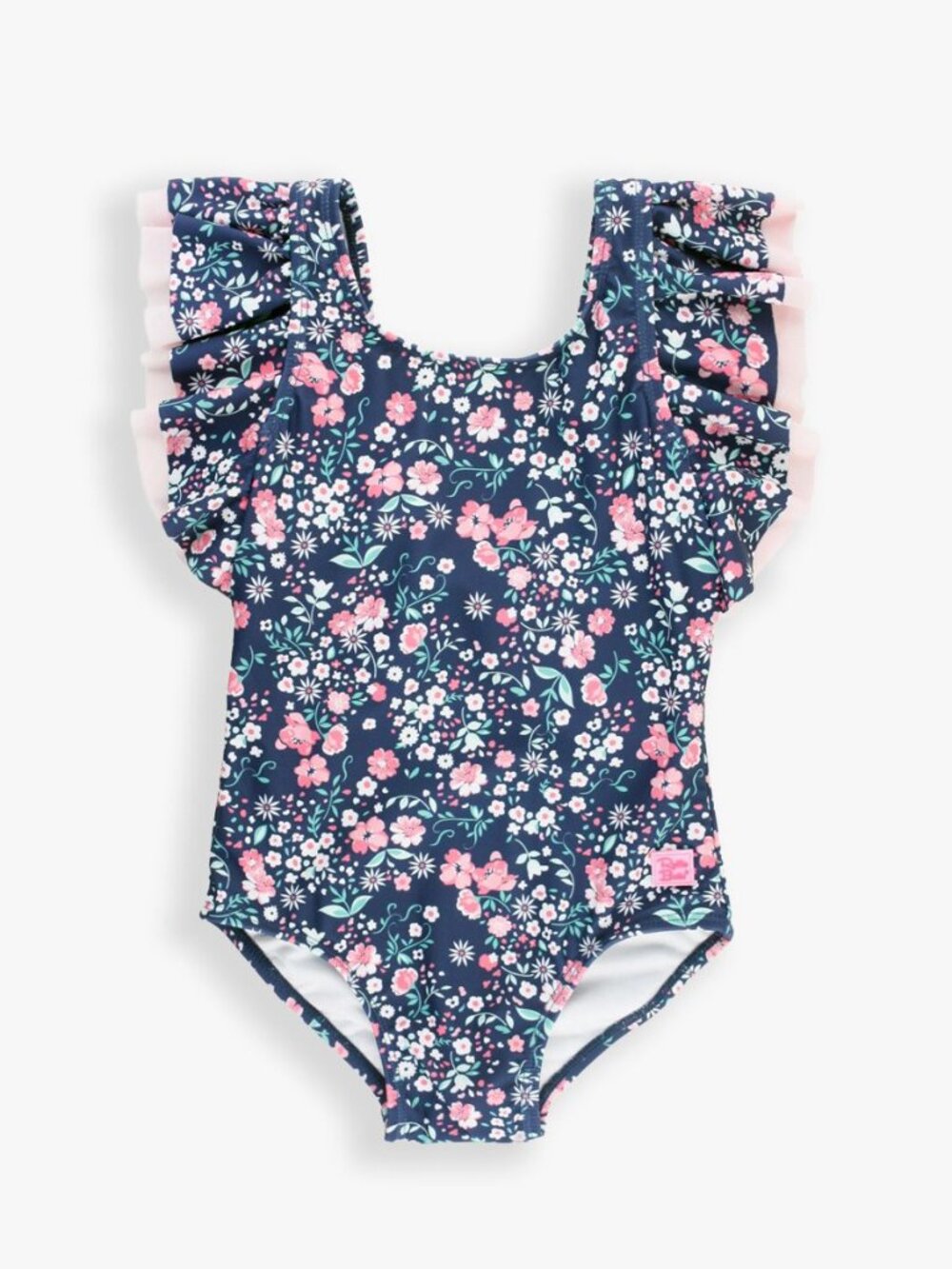 Ruffle Butts Butterfly Sleeve One Piece Swimsuit in Moonlit Meadow Size 8